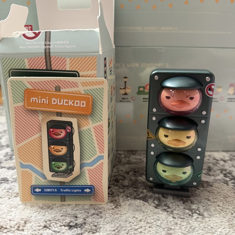 POP MART mini DUCKOO Citywalk Series Figures - Traffic Lights